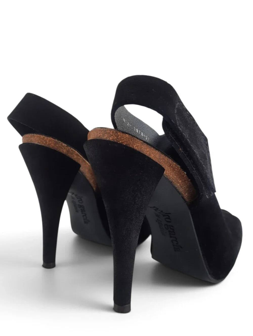 PEDRO GARCIA Pumps Anatomically Contoured Cork Footbed Platform Stiletto Heel 7